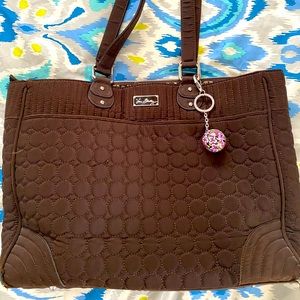 🚨 FINAL OFFER 🚨 Vera Bradley Brown Tote / Laptop Bag